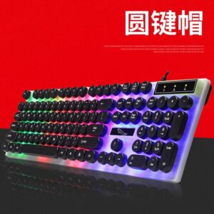 RGB Mechanical Gaming Keyboard with Round Keycaps