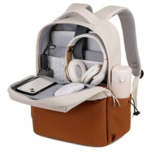 Anti-Theft Waterproof Backpack with Headphone Slot